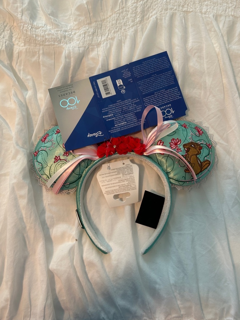 Disney 100 Enchanted mouse ears NWT